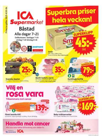 ICA reklamblad - 28/9 2026 - 4/10 2026.