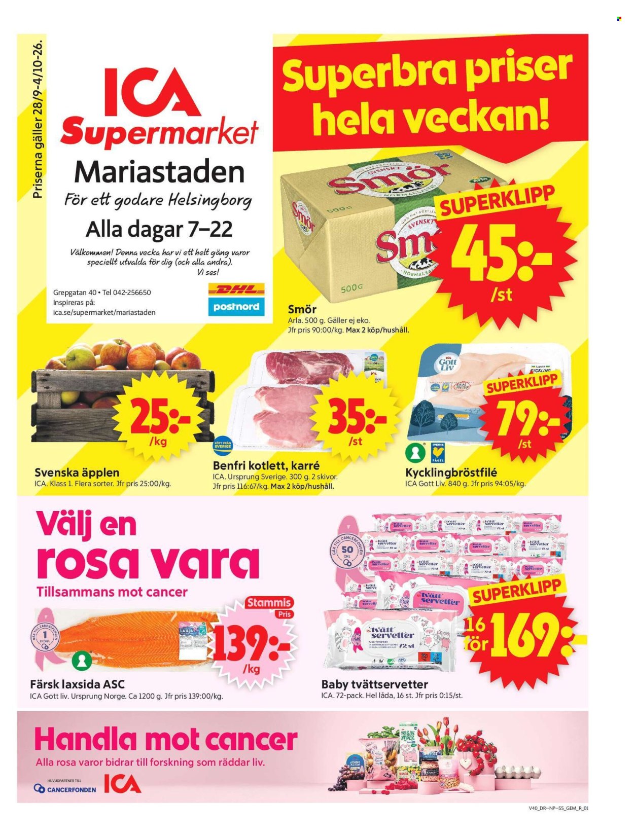 ICA reklamblad - 28/9 2026 - 4/10 2026. Sida 1