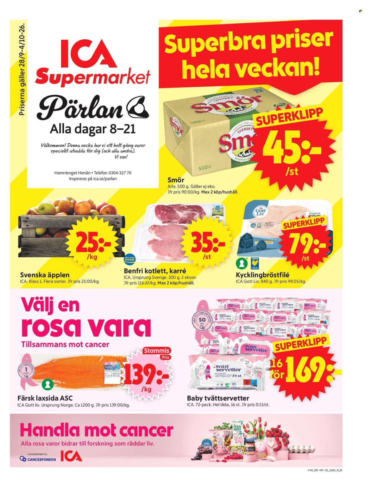 ICA reklamblad - 28/9 2026 - 4/10 2026. Sida 1