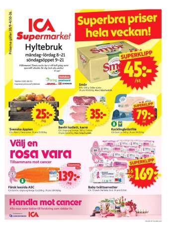 ICA reklamblad - 28/9 2026 - 4/10 2026.