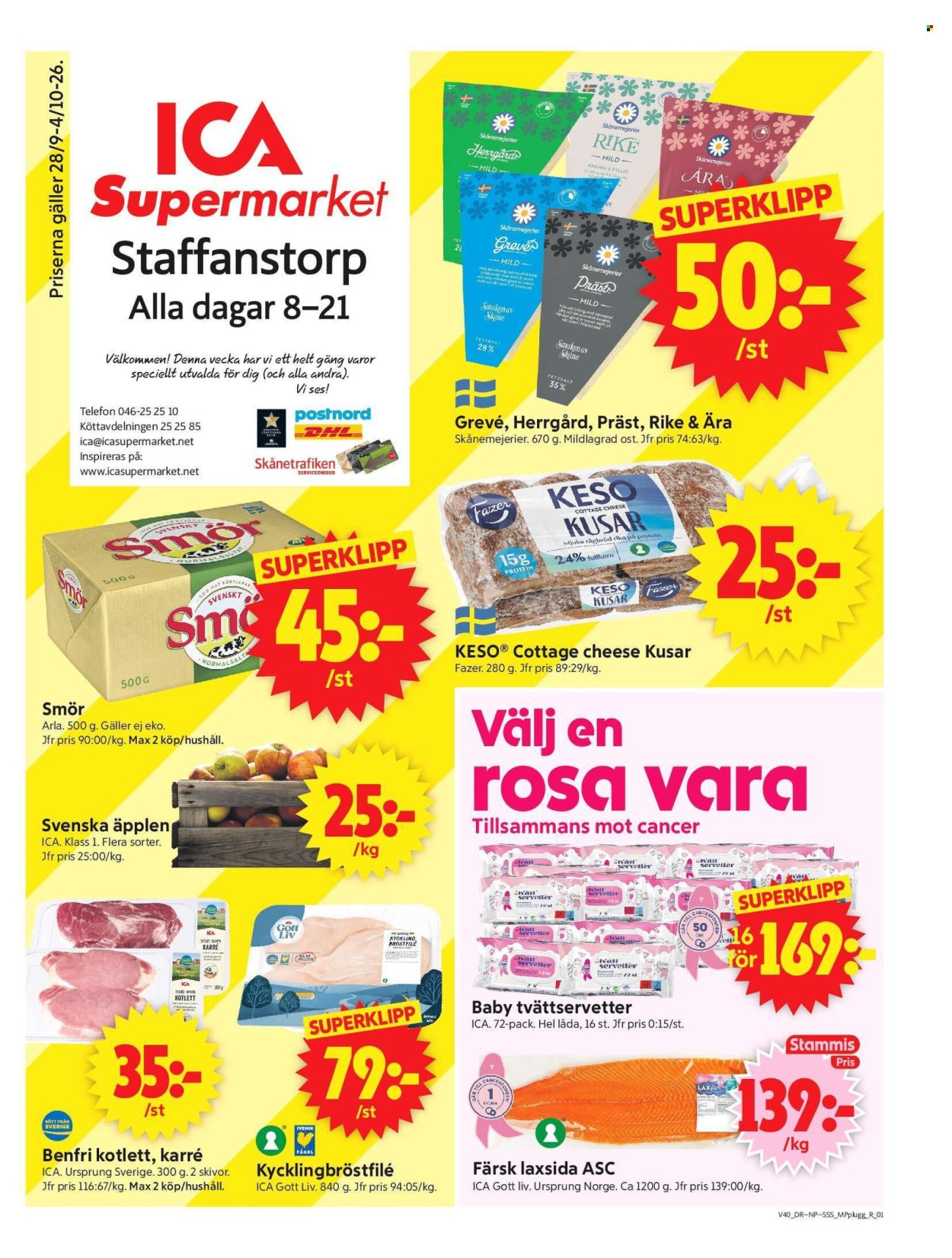 ICA reklamblad - 28/9 2026 - 4/10 2026. Sida 1