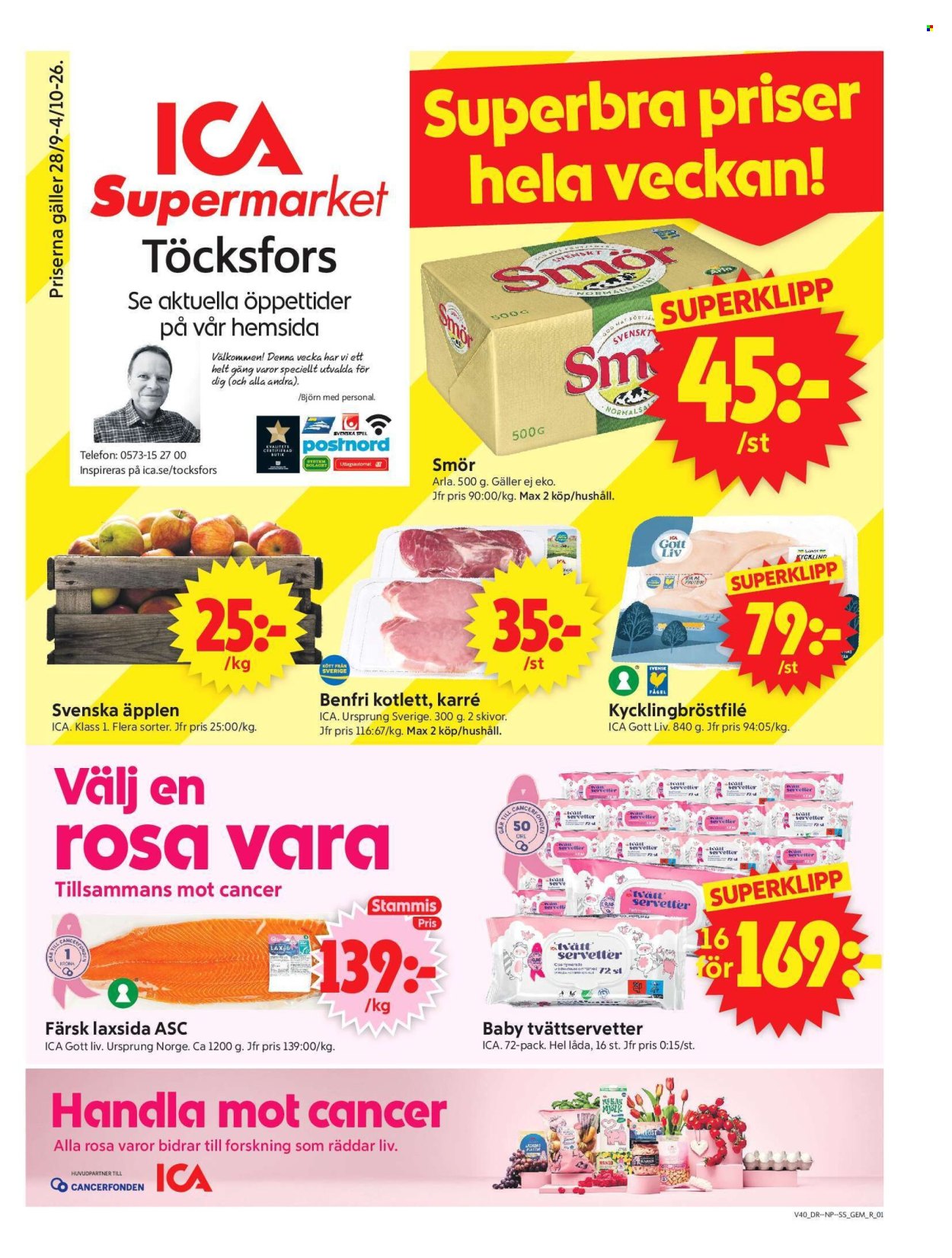 ICA reklamblad - 28/9 2026 - 4/10 2026. Sida 1