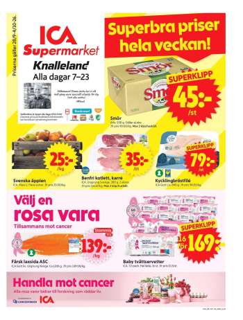 ICA reklamblad - 28/9 2026 - 4/10 2026.