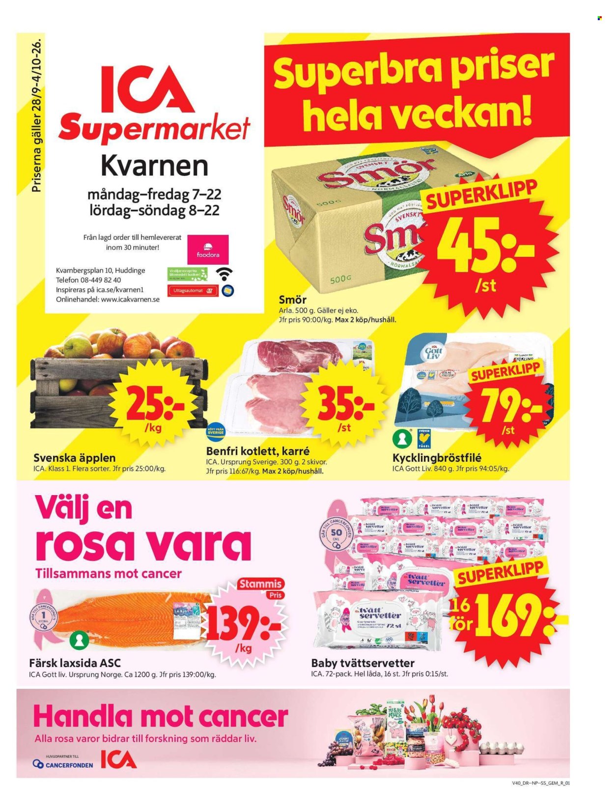 ICA reklamblad - 28/9 2026 - 4/10 2026. Sida 1