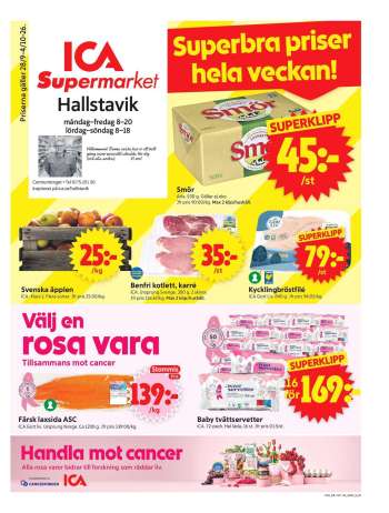 ICA reklamblad - 28/9 2026 - 4/10 2026.