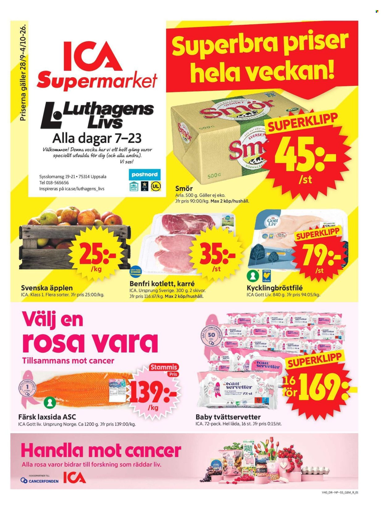 ICA reklamblad - 28/9 2026 - 4/10 2026. Sida 1
