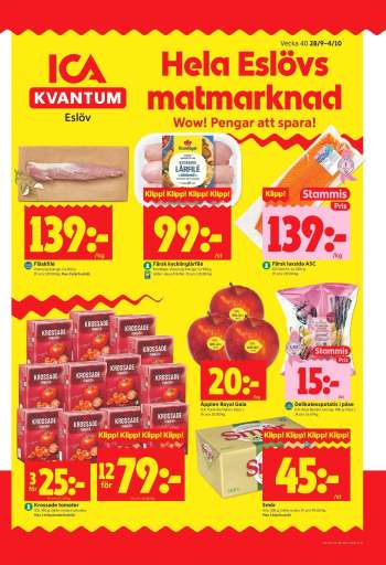 ICA reklamblad - 28/9 2026 - 4/10 2026.