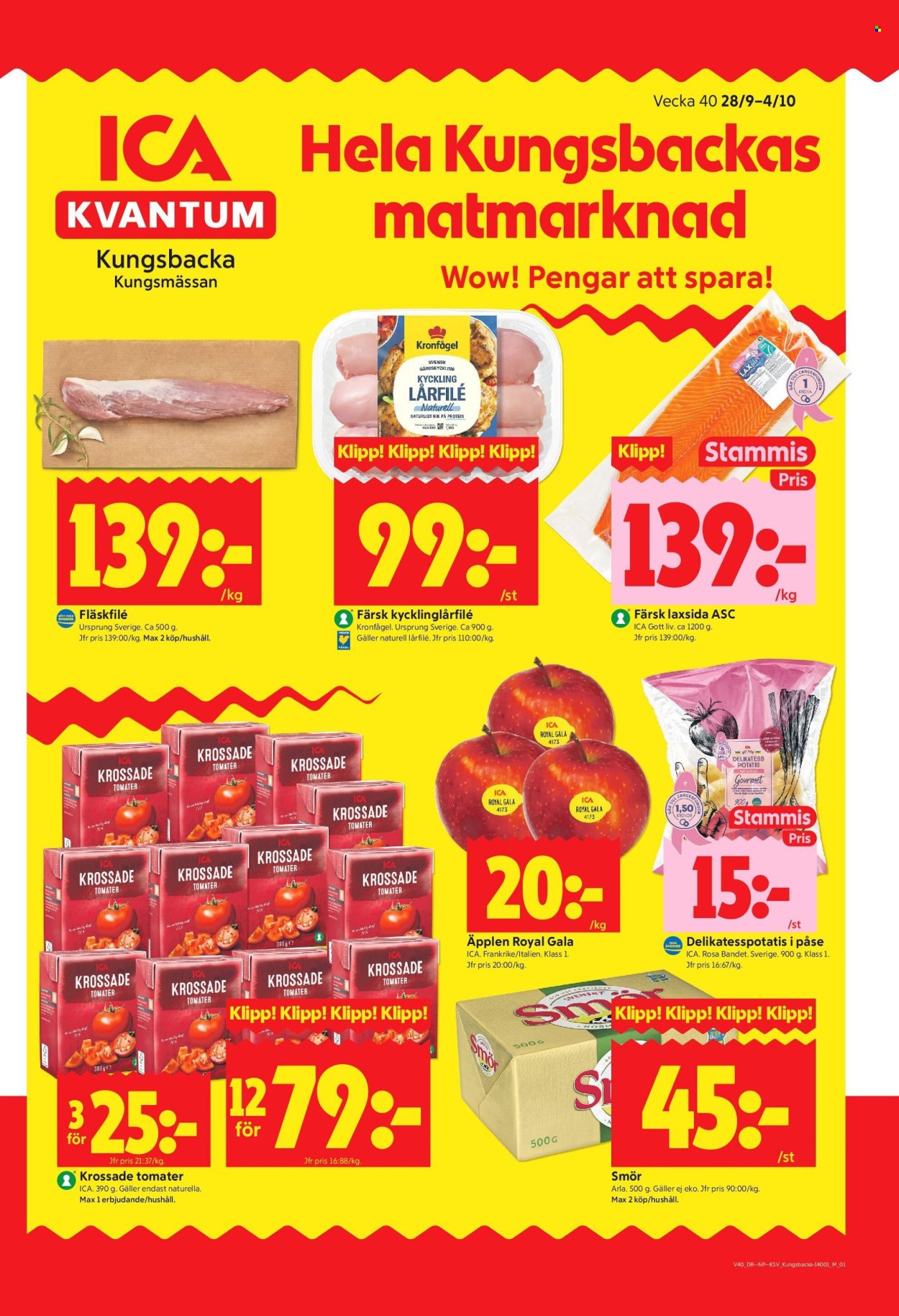 ICA reklamblad - 28/9 2026 - 4/10 2026. Sida 1