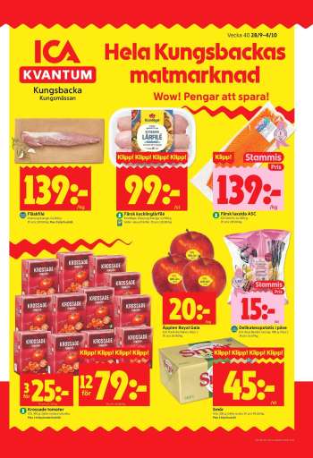 ICA reklamblad - 28/9 2026 - 4/10 2026.