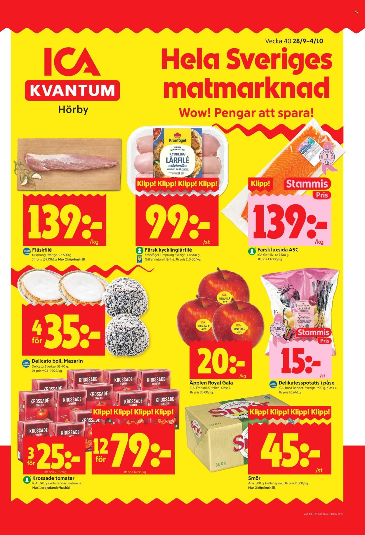 ICA reklamblad - 28/9 2026 - 4/10 2026. Sida 1