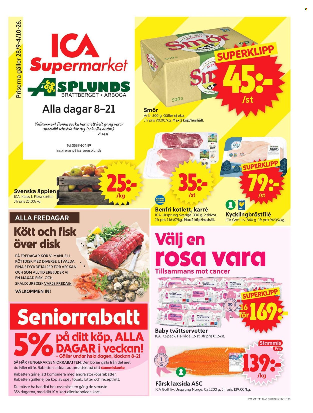 ICA reklamblad - 28/9 2026 - 4/10 2026. Sida 1