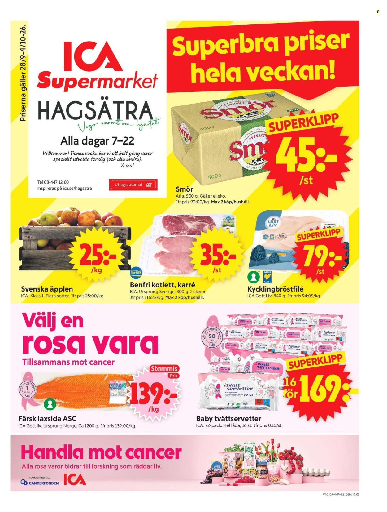 ICA reklamblad - 28/9 2026 - 4/10 2026. Sida 1