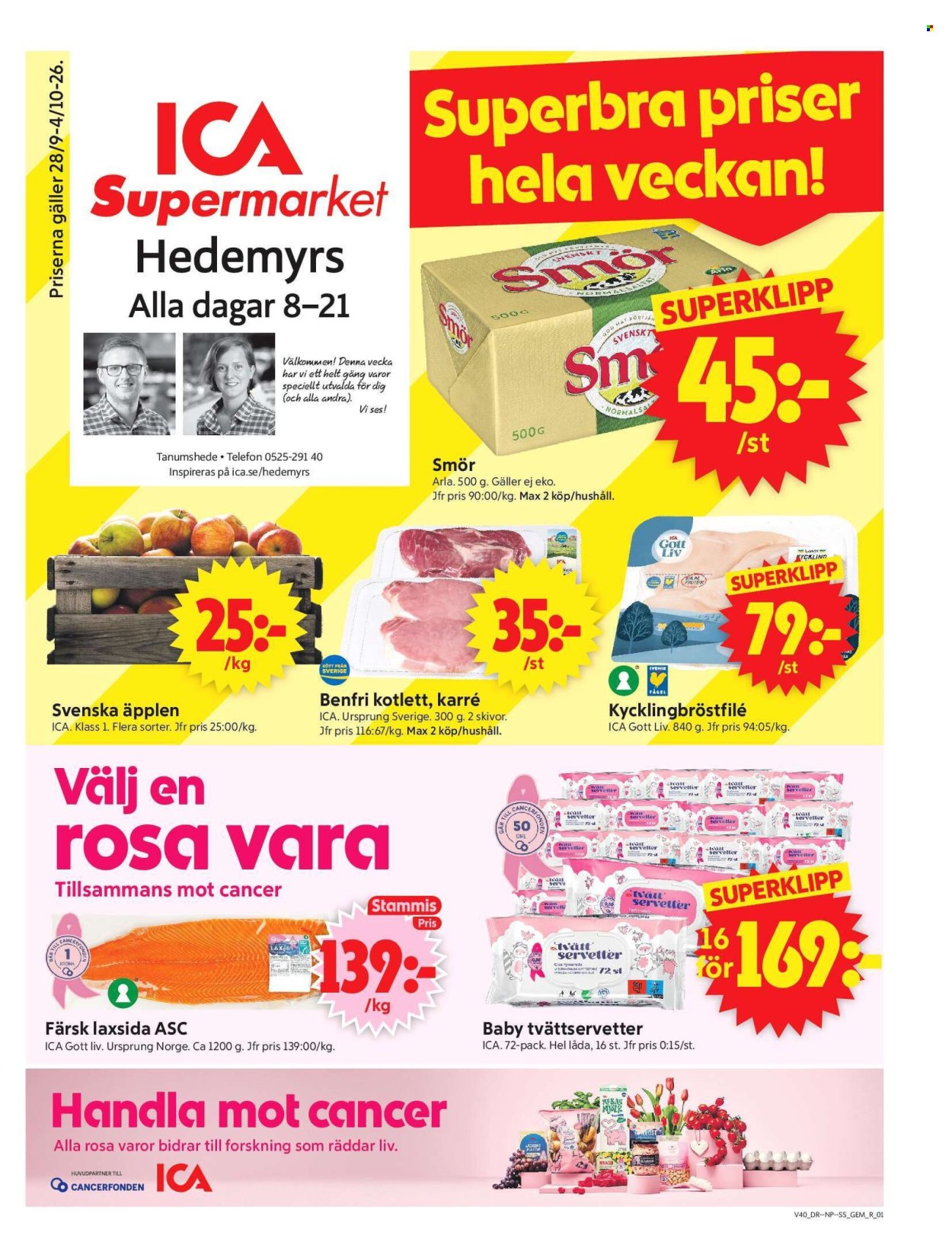 ICA reklamblad - 28/9 2026 - 4/10 2026. Sida 1