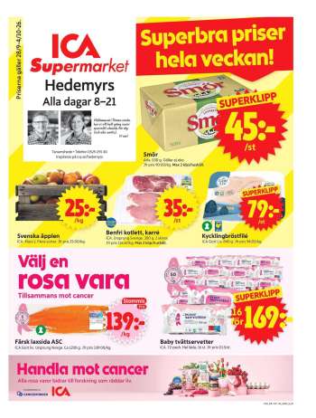 ICA reklamblad - 28/9 2026 - 4/10 2026.