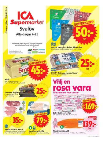 ICA reklamblad - 28/9 2026 - 4/10 2026.