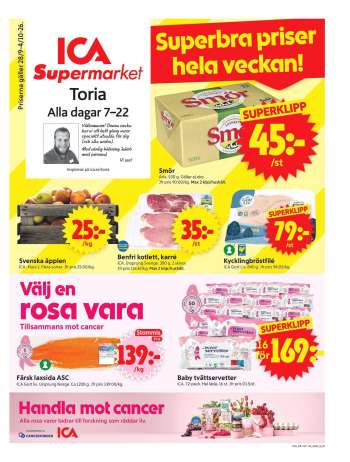 ICA reklamblad - 28/9 2026 - 4/10 2026.