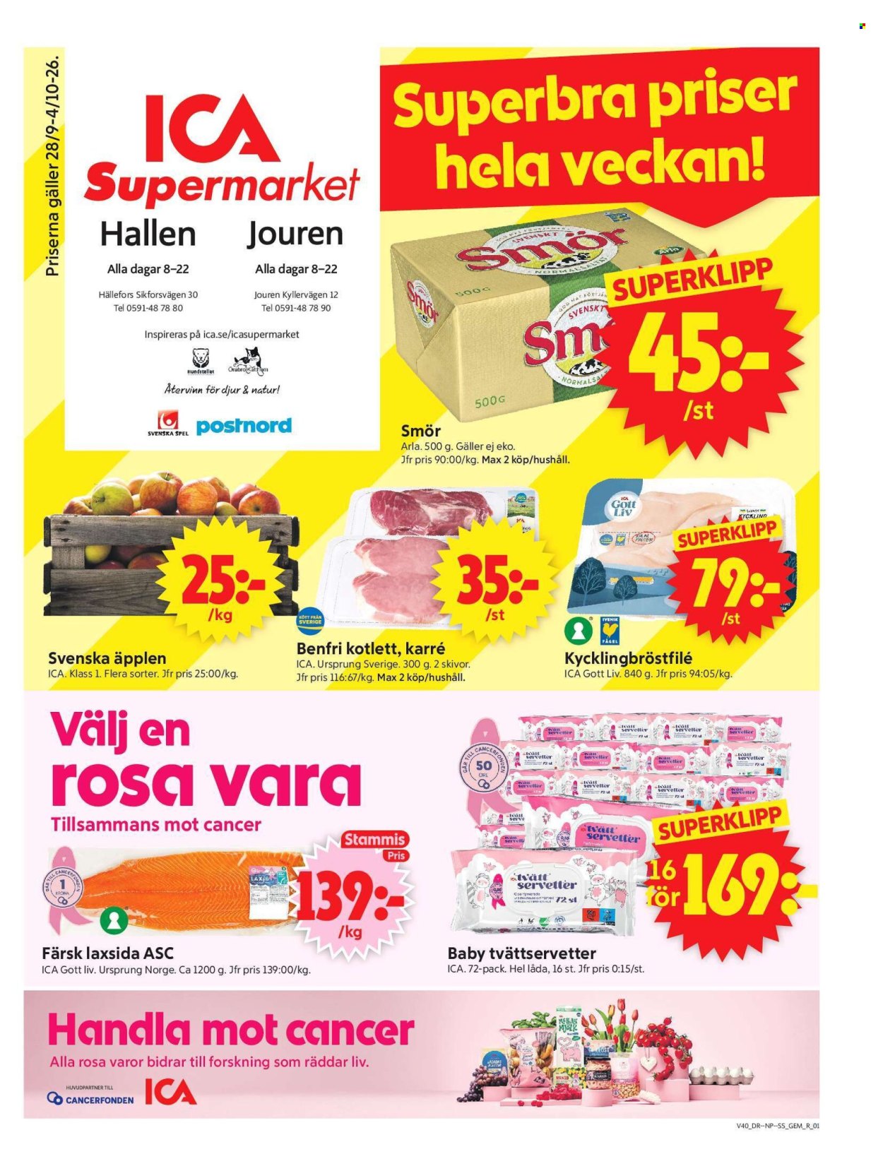 ICA reklamblad - 28/9 2026 - 4/10 2026. Sida 1