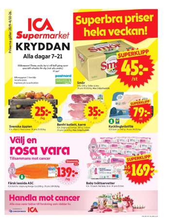 ICA reklamblad - 28/9 2026 - 4/10 2026.