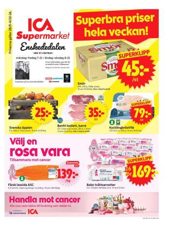 ICA reklamblad - 28/9 2026 - 4/10 2026.