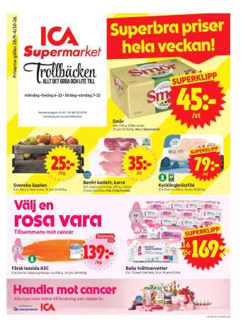 ICA reklamblad - 28/9 2026 - 4/10 2026.