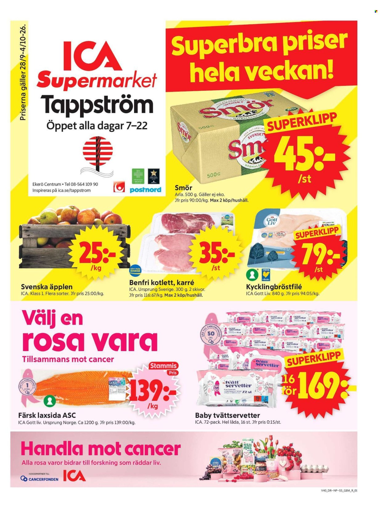 ICA reklamblad - 28/9 2026 - 4/10 2026. Sida 1