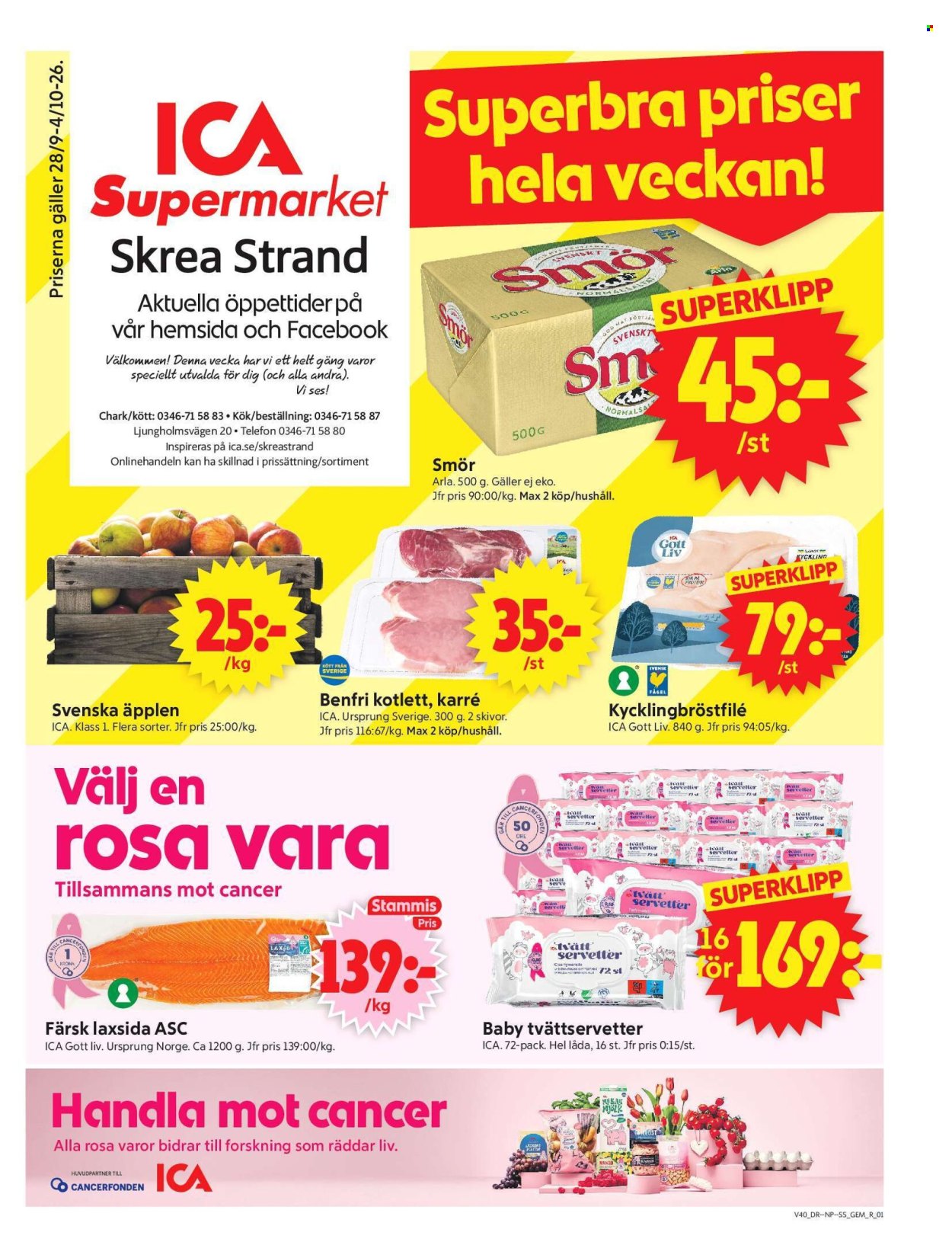 ICA reklamblad - 28/9 2026 - 4/10 2026. Sida 1