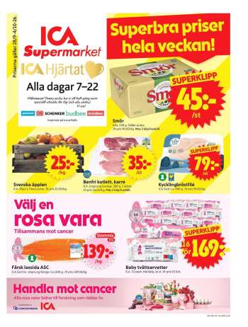 ICA reklamblad - 28/9 2026 - 4/10 2026.