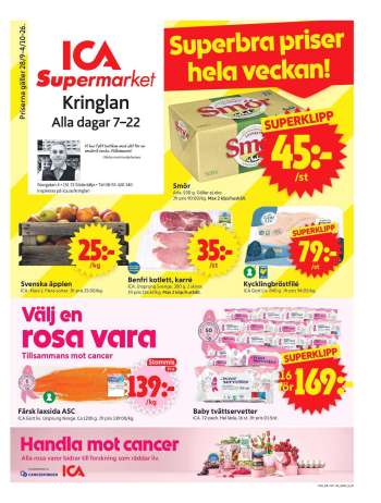 ICA reklamblad - 28/9 2026 - 4/10 2026.