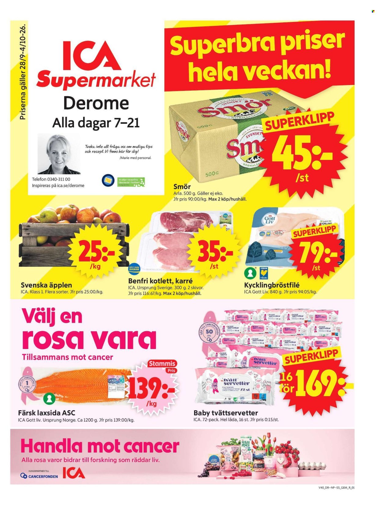 ICA reklamblad - 28/9 2026 - 4/10 2026. Sida 1