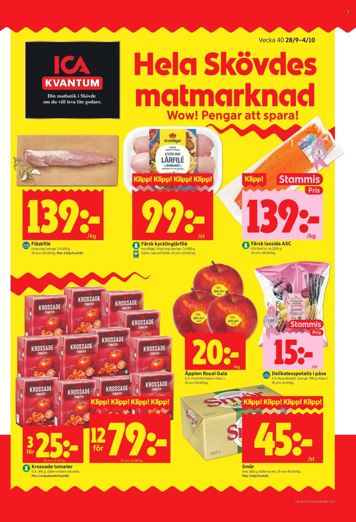 ICA reklamblad - 28/9 2026 - 4/10 2026. Sida 1
