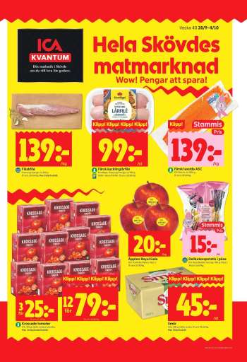ICA reklamblad - 28/9 2026 - 4/10 2026.
