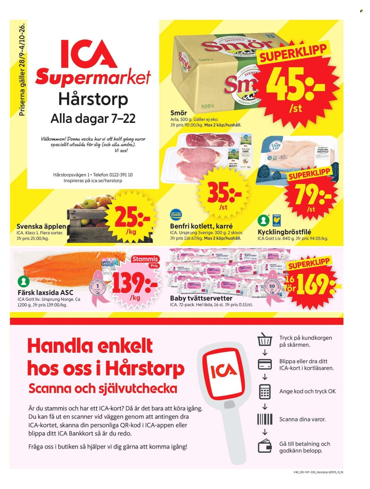 ICA reklamblad - 28/9 2026 - 4/10 2026. Sida 1