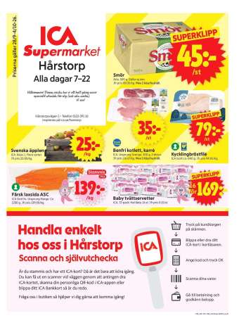 ICA reklamblad - 28/9 2026 - 4/10 2026.