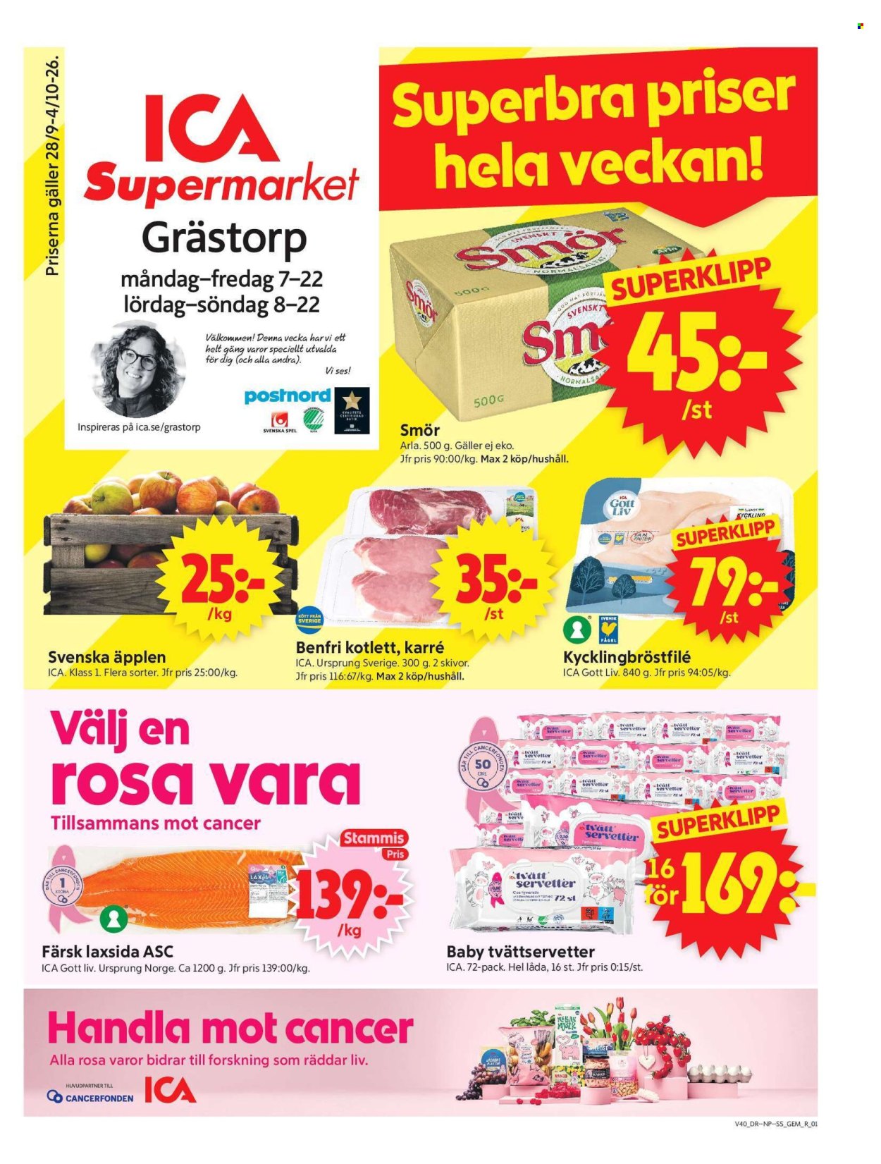 ICA reklamblad - 28/9 2026 - 4/10 2026. Sida 1