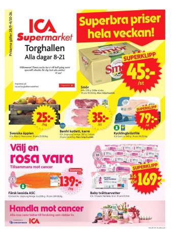 ICA reklamblad - 28/9 2026 - 4/10 2026.