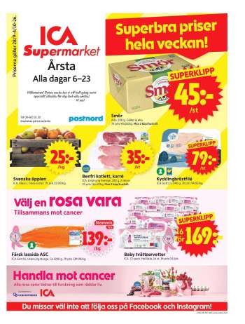 ICA reklamblad - 28/9 2026 - 4/10 2026.