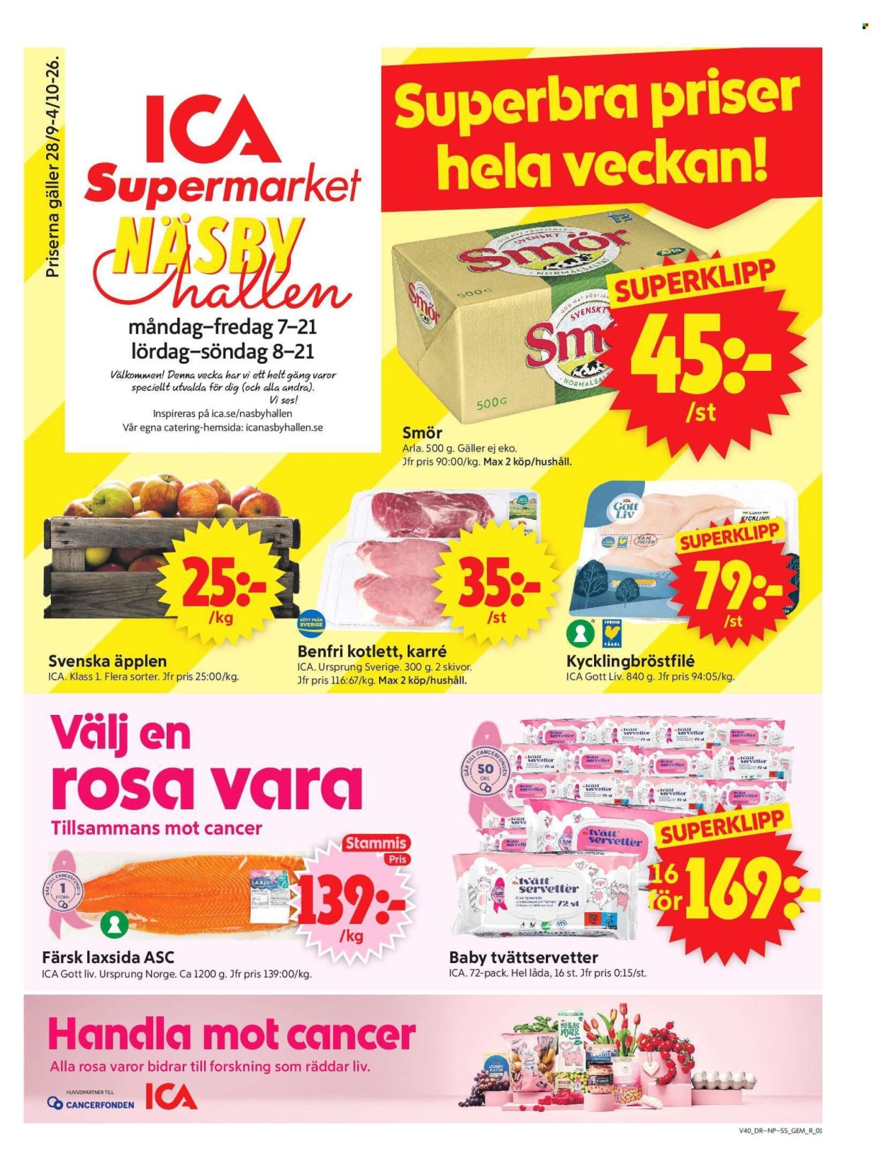 ICA reklamblad - 28/9 2026 - 4/10 2026. Sida 1