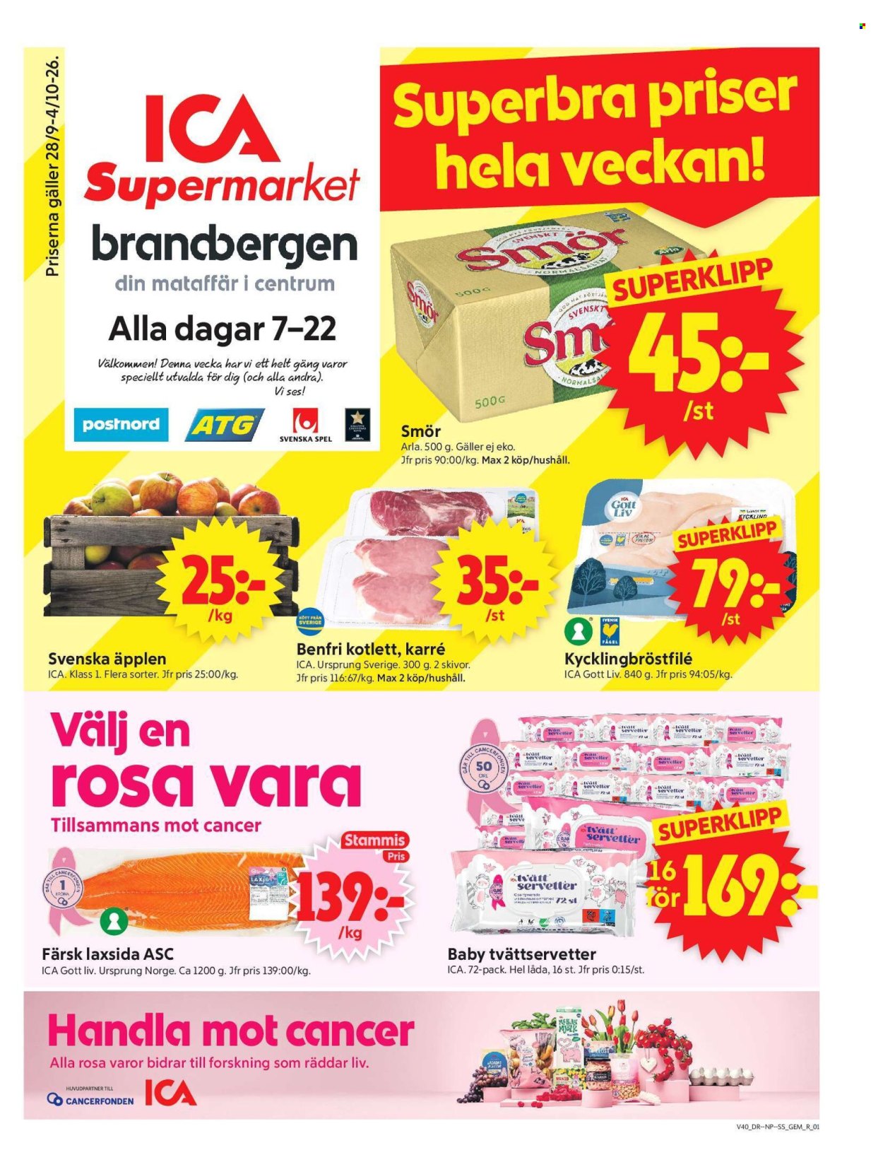 ICA reklamblad - 28/9 2026 - 4/10 2026. Sida 1