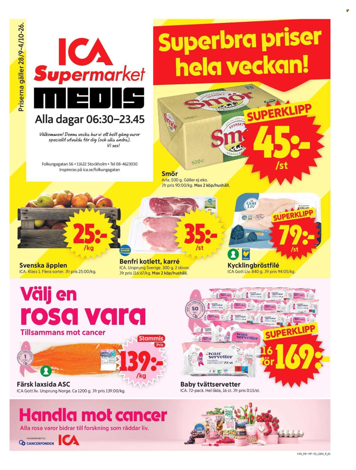 ICA reklamblad - 28/9 2026 - 4/10 2026. Sida 1
