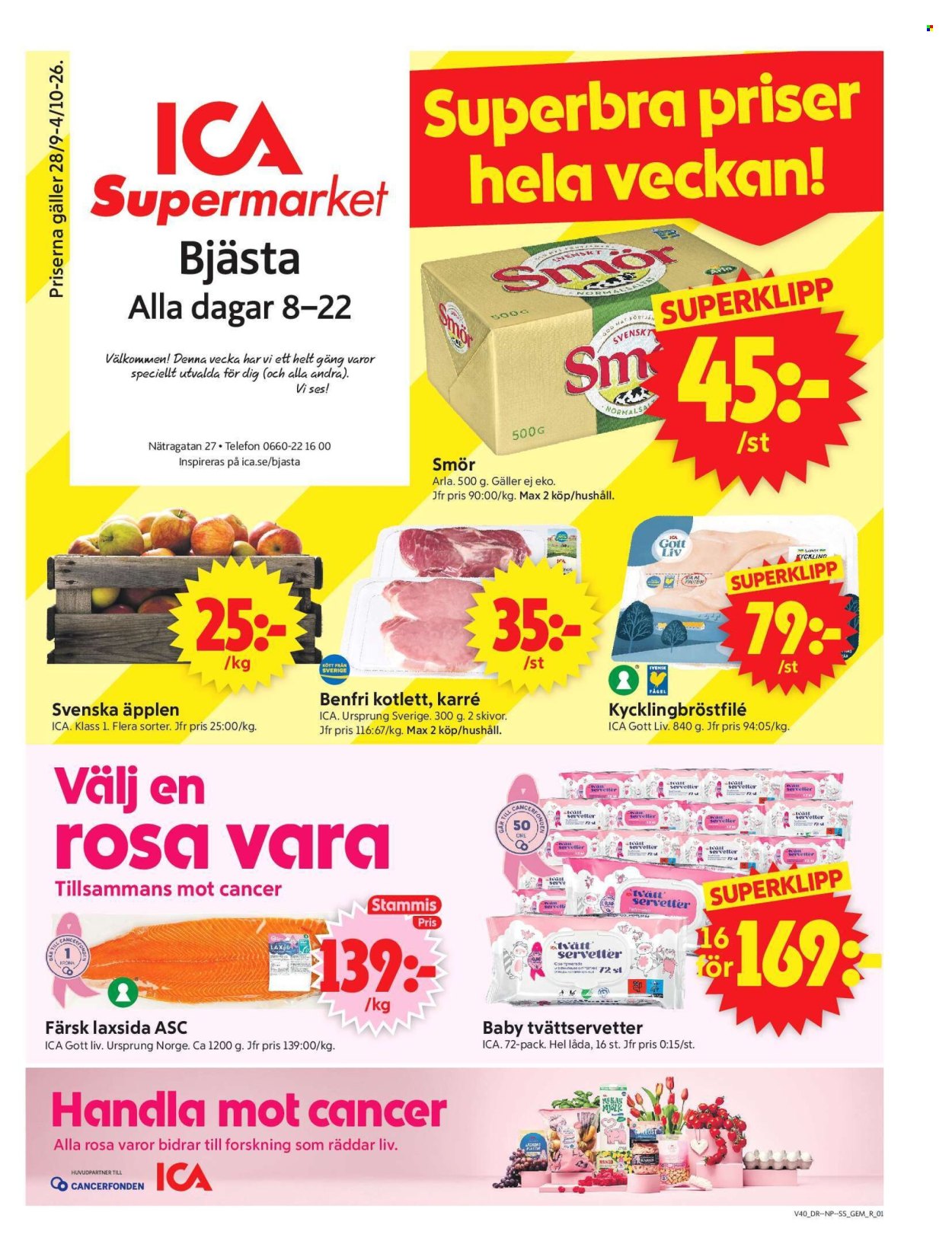 ICA reklamblad - 28/9 2026 - 4/10 2026. Sida 1