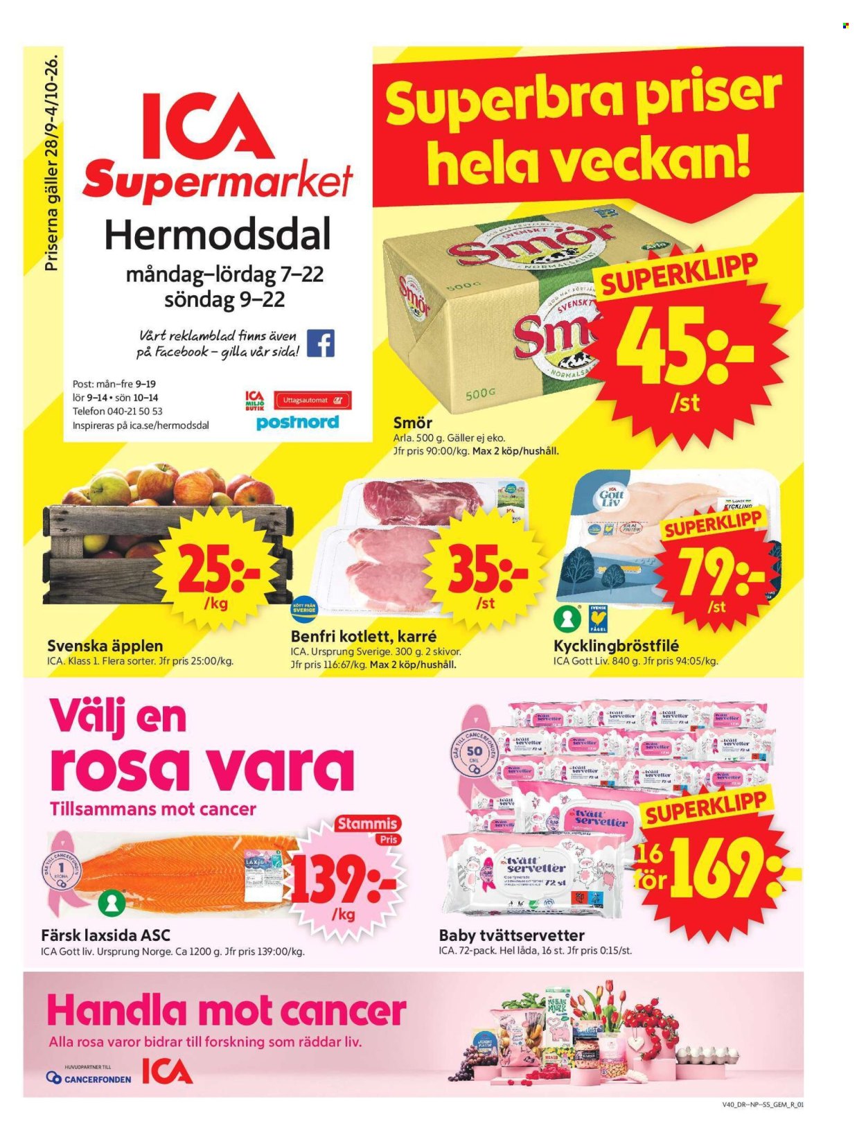 ICA reklamblad - 28/9 2026 - 4/10 2026. Sida 1