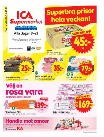 ICA reklamblad - 28/9 2026 - 4/10 2026.