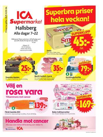 ICA reklamblad - 28/9 2026 - 4/10 2026.