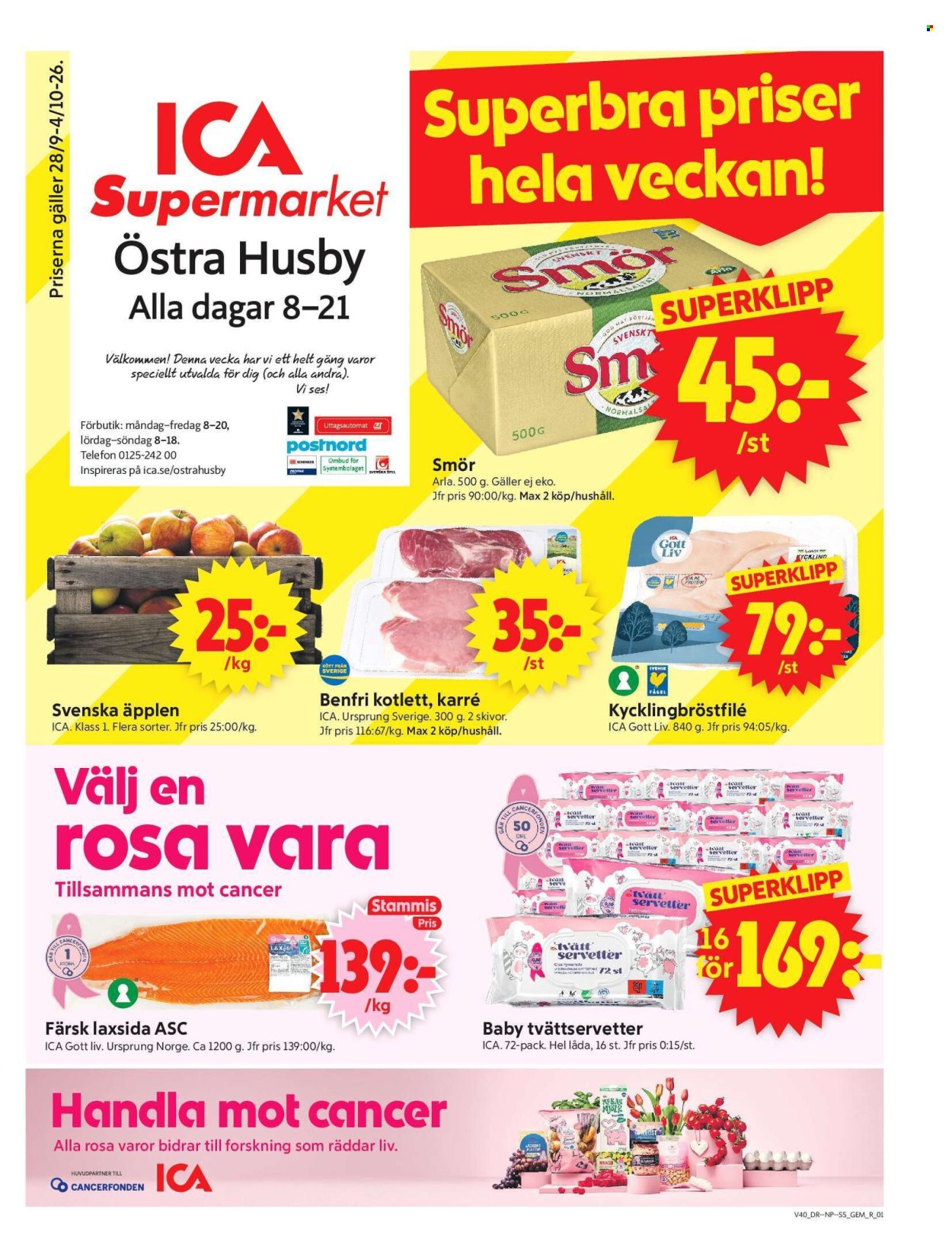 ICA reklamblad - 28/9 2026 - 4/10 2026. Sida 1