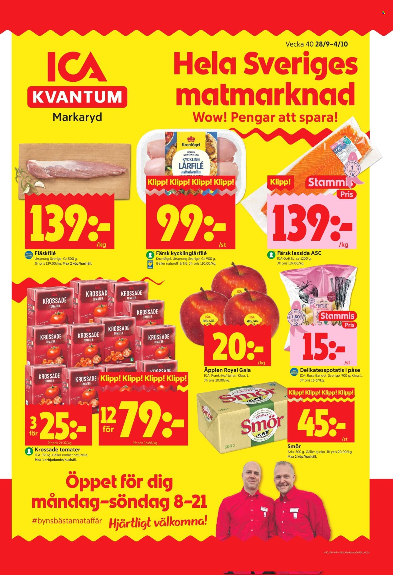 ICA reklamblad - 28/9 2026 - 4/10 2026. Sida 1