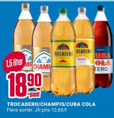 TROCADERO/CHAMPIS/CUBA COLA