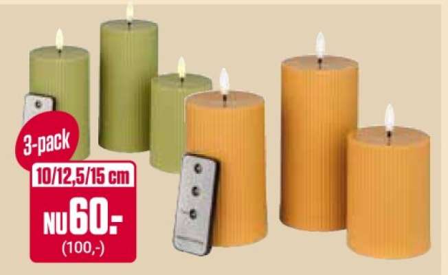 3-pack Candles