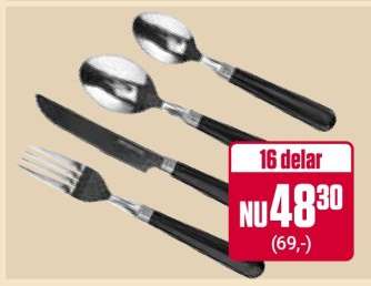 16 delar bestickset