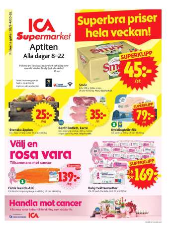 ICA reklamblad - 28/9 2026 - 4/10 2026.