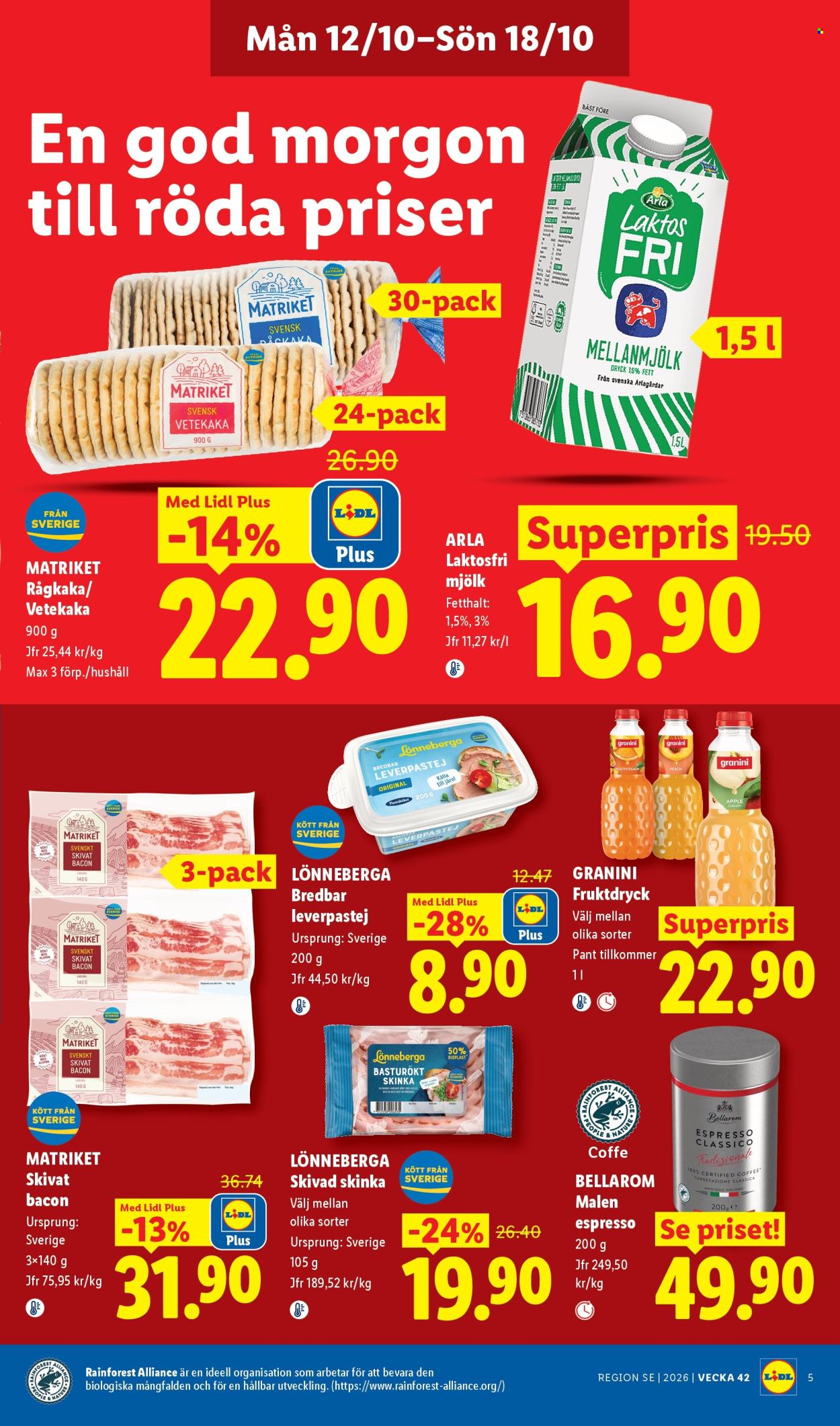 Lidl reklamblad - 5/10 2026 - 11/10 2026. Sida 6